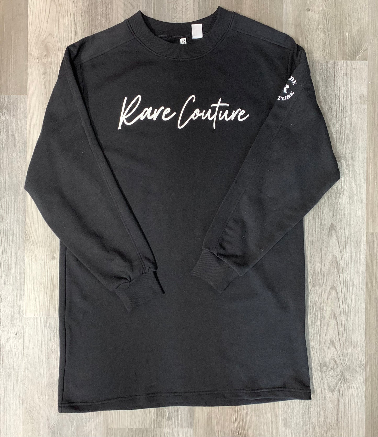 Signature Sweatshirt Dress(Black/White)