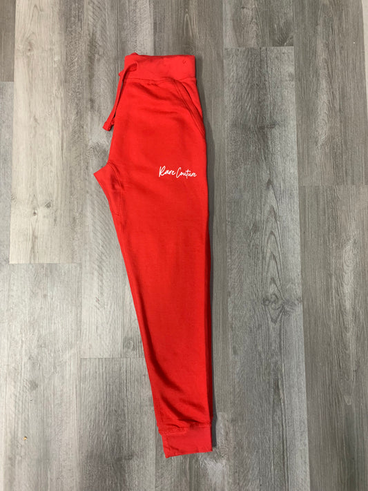 Signature Joggers (Red/White)