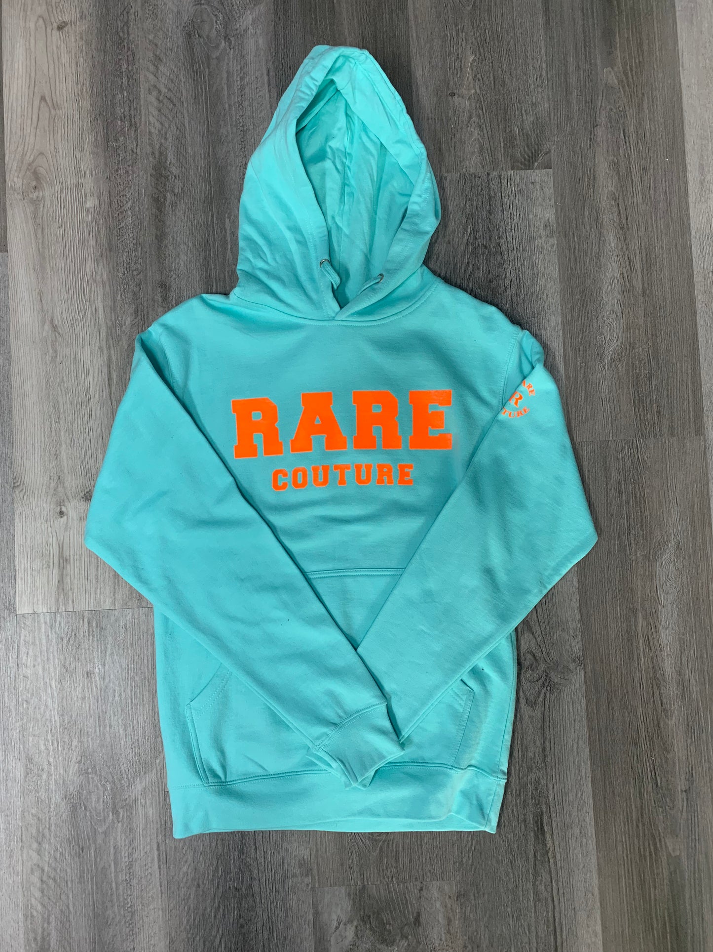 Varsity Hoodie (Teal/Orange)